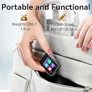 Portable HiFi MP3 Player Equalizer Deep Bass Sound hi res mp3 player compact hi-res audio player OTG