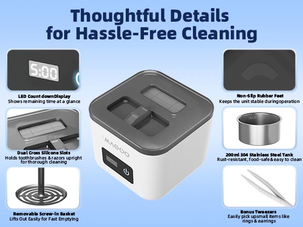 Thoughtful Details for Hassle-Free Cleaning