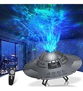 Fussion UFO Galaxy Projector for Bedroom, Star Projector Galaxy Light with Timer and Remote, Nebu...