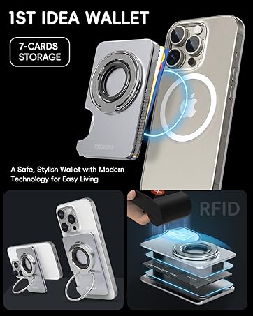 1ST IDEA N1-002 Aluminum Magnetic Wallet