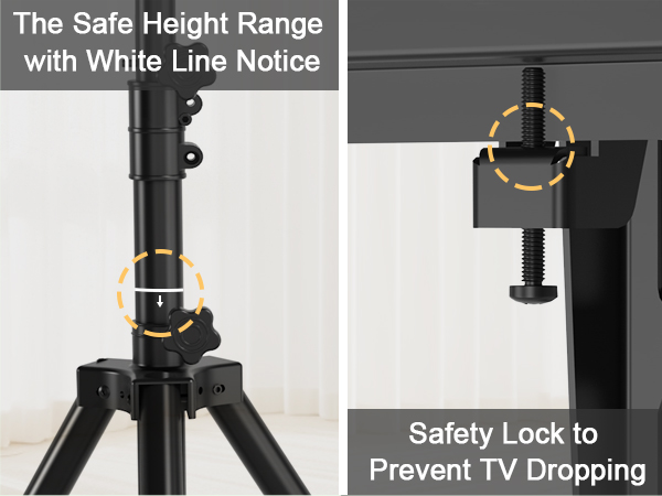Tripod Portable TV Stand