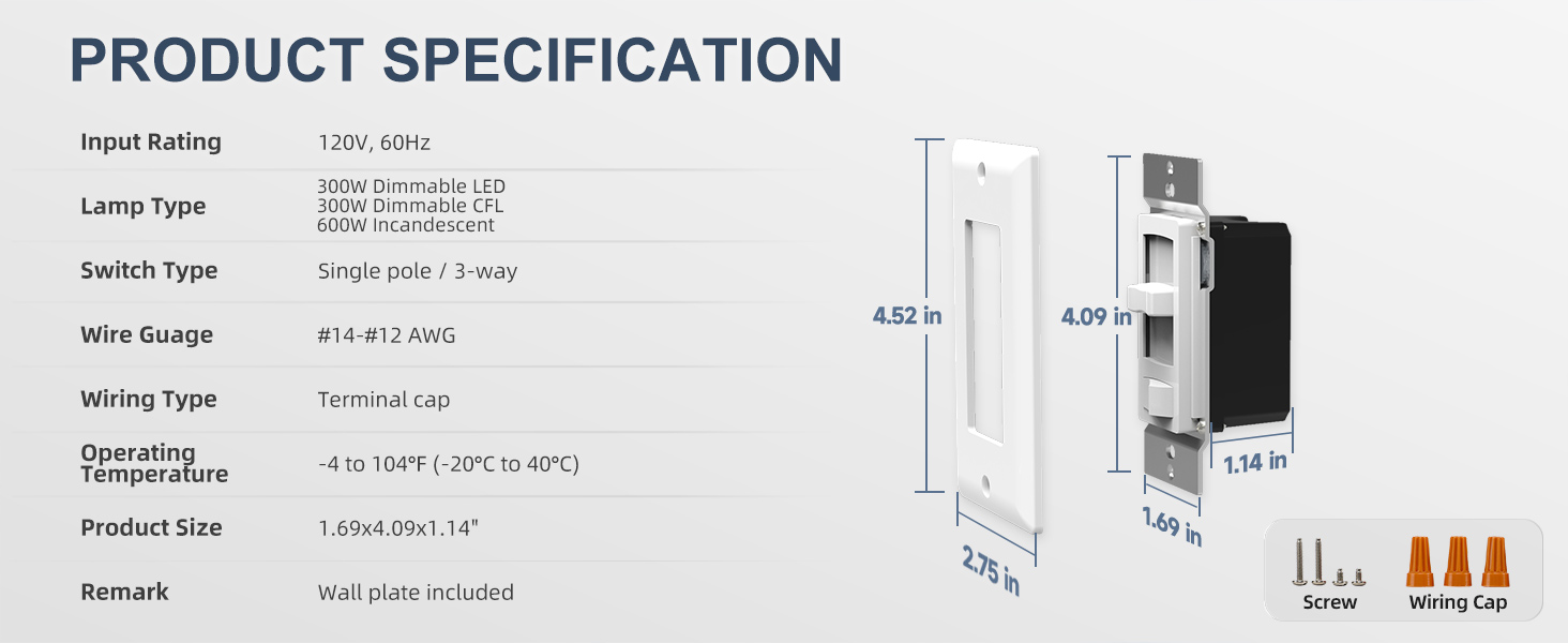dimmer switch for led lights