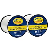 Monofilament Fishing Line | 2-1/4 lb Spools Value Pack - Low Memory and Stretch - Abrasion Resist...