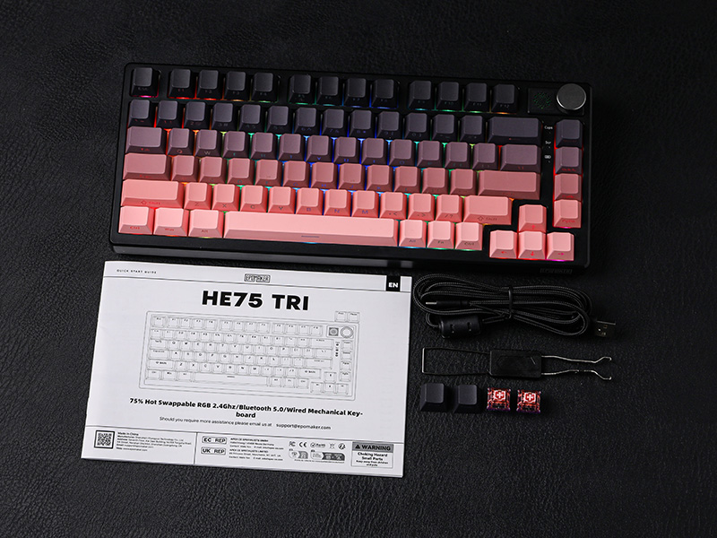 HE75 Tri-Mode Gaming Keyboard