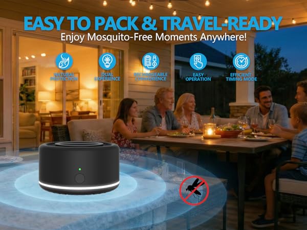 Mosquito repellent outdoor patio