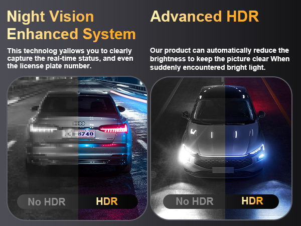 dash cam front and rear