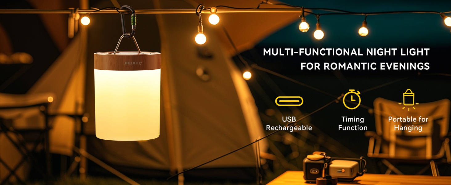 Auxmir Portable Rechargeable Night Light
