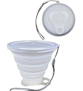 Intatikoo Silicone Collapsible Cups for Camping Travel,Small Portable Backpacking Camping Cup for...