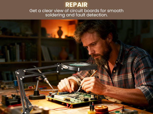 Magnifying Glass with Light