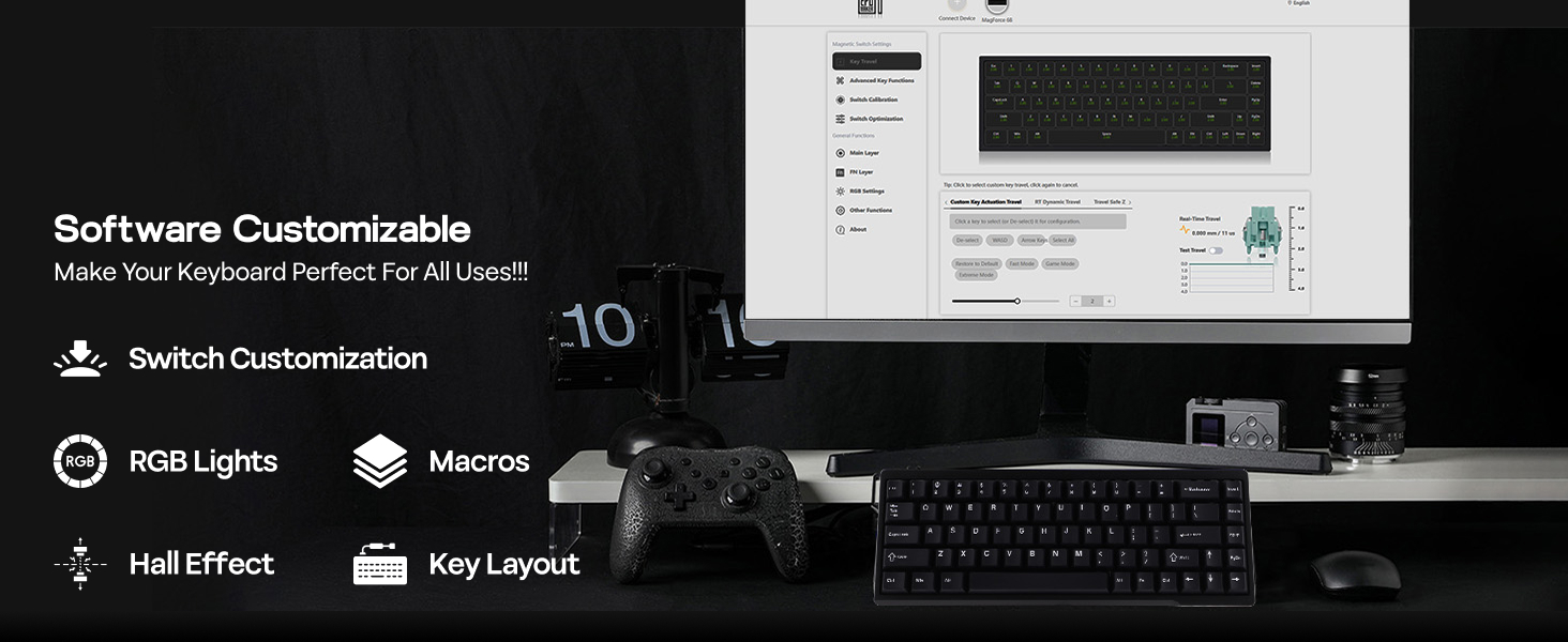 Magforce68 Wired Magnetic Gaming Keyboard