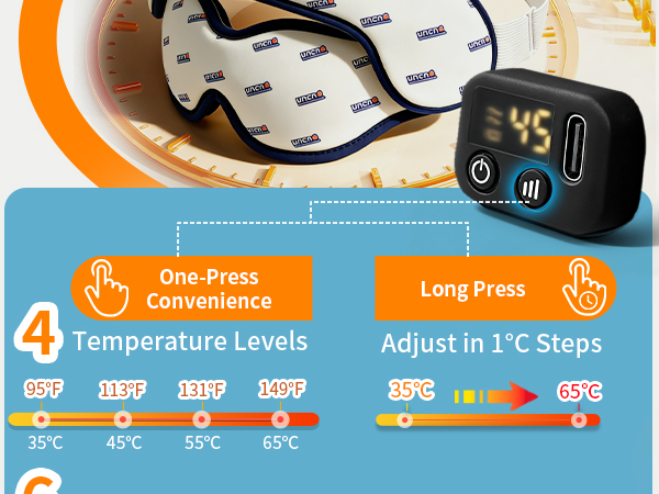 heated eye mask
