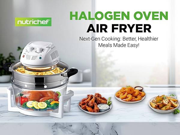 hassle-free cooking method. Simply place the food inside the hot air fryer, set the temperature