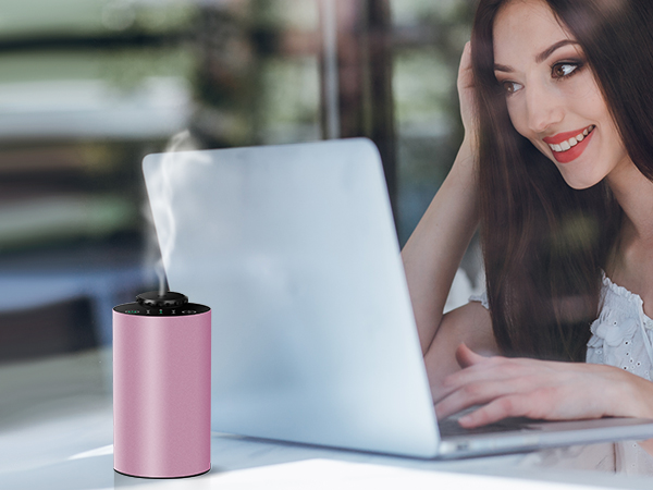 Waterless Diffuser essential oil portable automatic scent aroma 360 aromatherapy mist