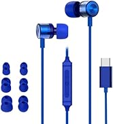 MORMOQUE USB C Headphones for iPhone 15 16 17,for Samsung S20-S23 A53 A54 Type C Wired Earbuds,Bu...