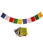 Nature's Own Tibetan Tranquil Wind Horse Lungta Prayer Flags ~ Handmade Tibetan Affirmation Praye...