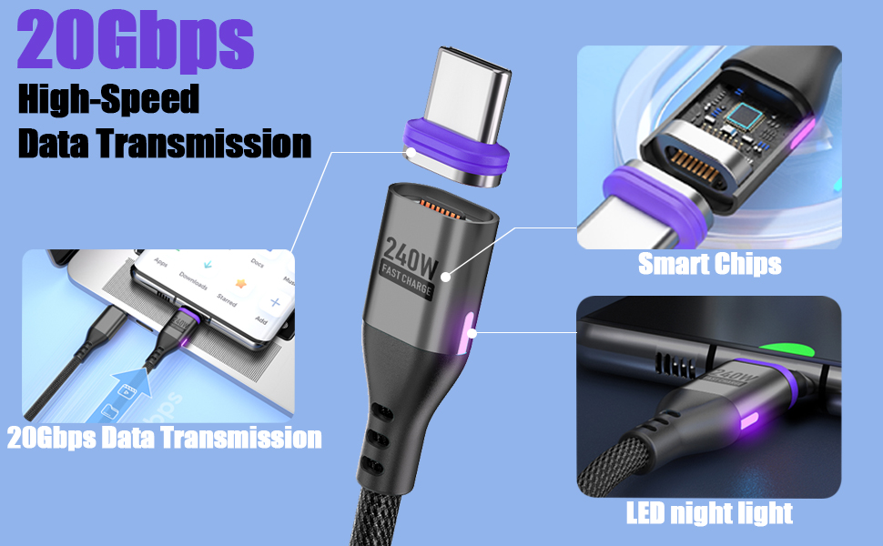 magnetic charging cable