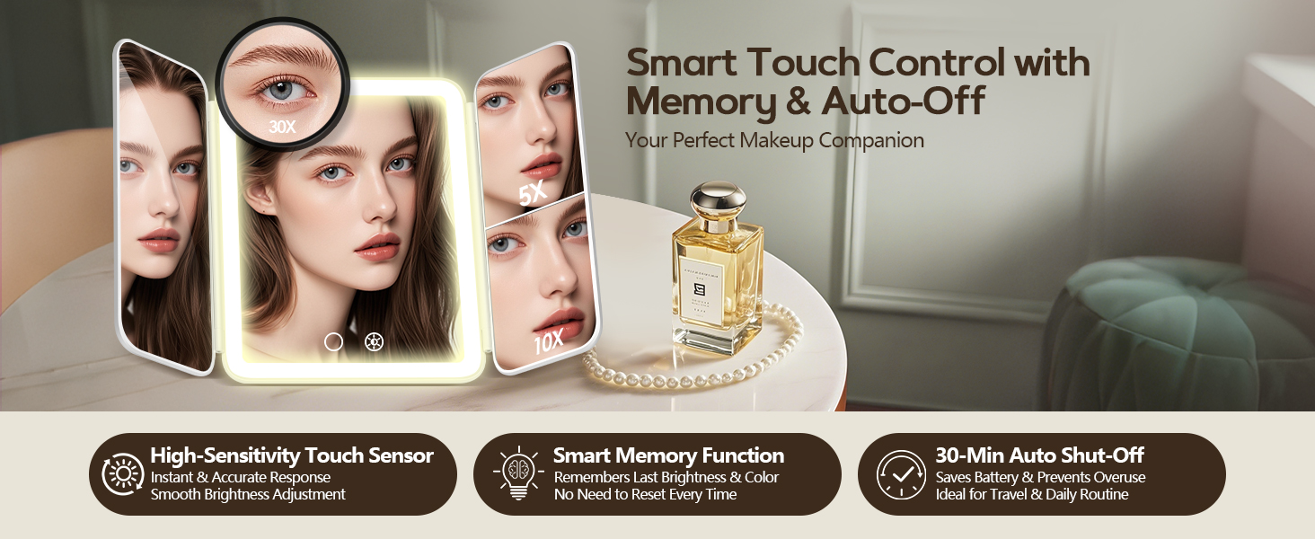 magnifying makeup mirror