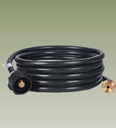 GasSaf 12 Feet Propane Tank Adapter Hose Assembly 1 lb to 20 lb Converter Replacement for QCC1 Ty...