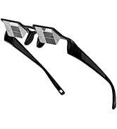 Ouolipraa Lazy Glasses Horizontal Prism Glasses 90° Vision Neck Protection Eyeglasses for Lying d...