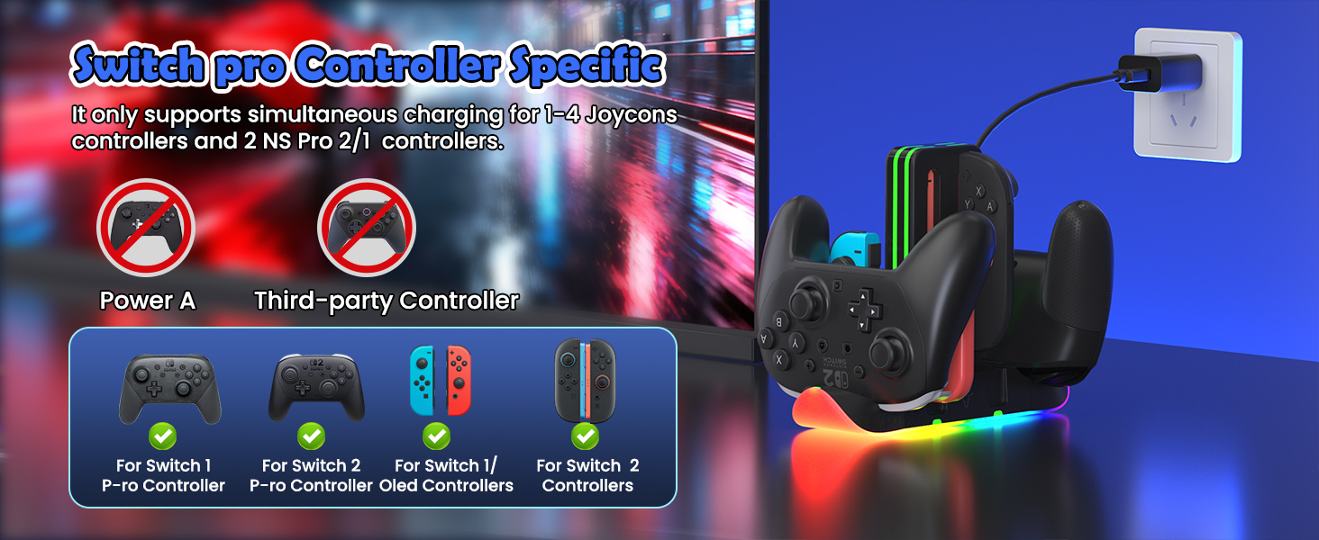 Nintendo Switch 2 Controller Joycon Charger