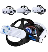 Head Strap for Meta Quest 3S/Quest 3/Quest 2, VR Headset Accessories Adjustable Elite Strap Repla...