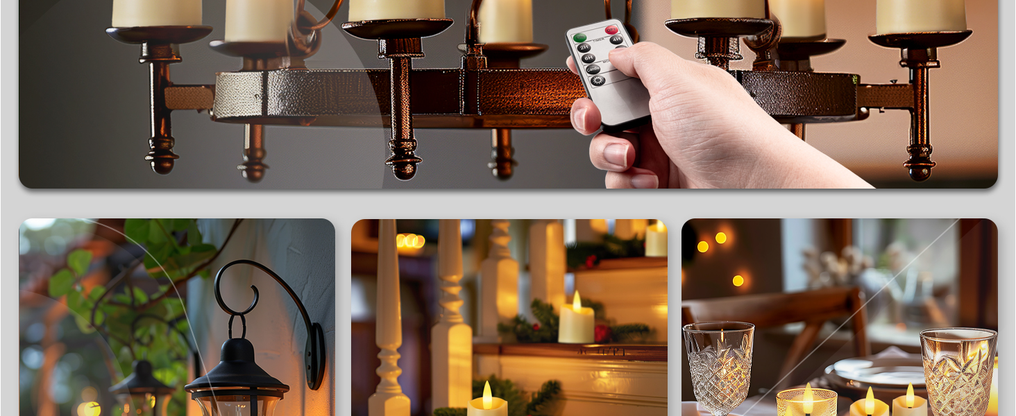 Rechargeable Flameless Votive Candles