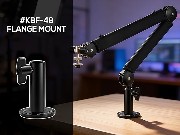 desk microphone clamp