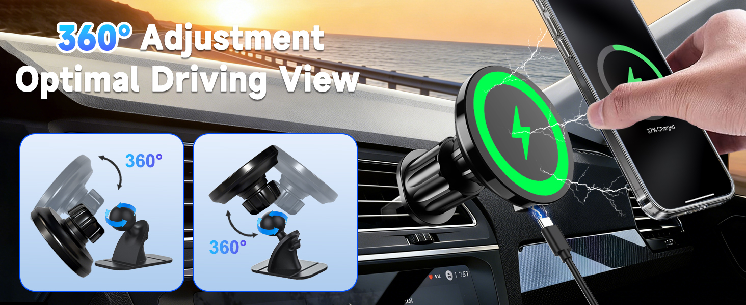 magsafe car charger mount