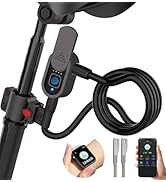 Fingerprint Bike Lock, Anweller Keyless Cable Lock with Key, Heavy Duty Anti Theft Biometric Smar...