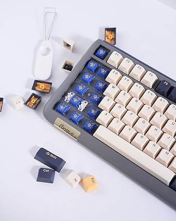 FOPATO F75 Mechanical Keyboard Hot Swappable Gasket Structure 3-Mode RGB Bluetooth PBT Keycaps