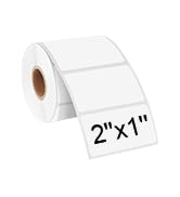 2 x 1 thermal labels
