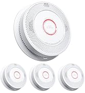 SITERWELL Smoke and Carbon Monoxide Detector Combo 10-Year Battery, Smoke Alarm and Carbon Monoxi...