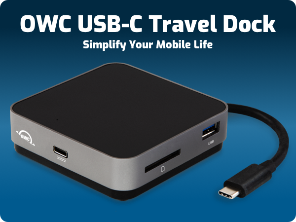 OWC USB-C Travel Dock-Simplify your mobile life