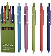 ACEES Gel Pens, 5Pcs 0.5mm Fine Point Black Ink Pens With Smooth Writing,Office Desk Accessories,...