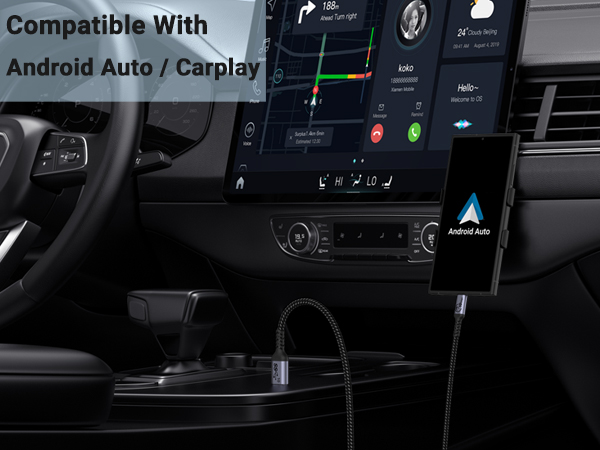 cable for android auto, carplay