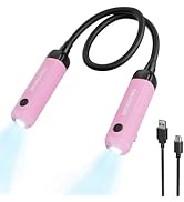 WORKPRO Rechargeable Neck Light for Hands-Free Lighting, 3 Brightness Levels 300 Lumens Neck Ligh...