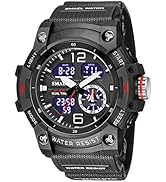 LAVAREDO Mens Digital Watch, Sport Watches for Men Outdoor Military Digital Analog Stopwatch Wate...
