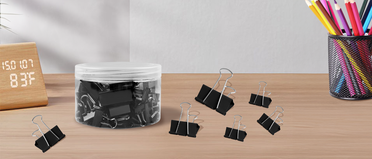 125Pcs Binder Clips