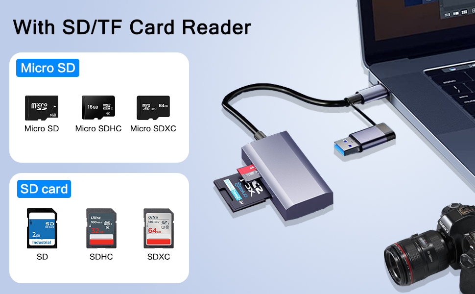 usb c usb 3.0 sd card reader