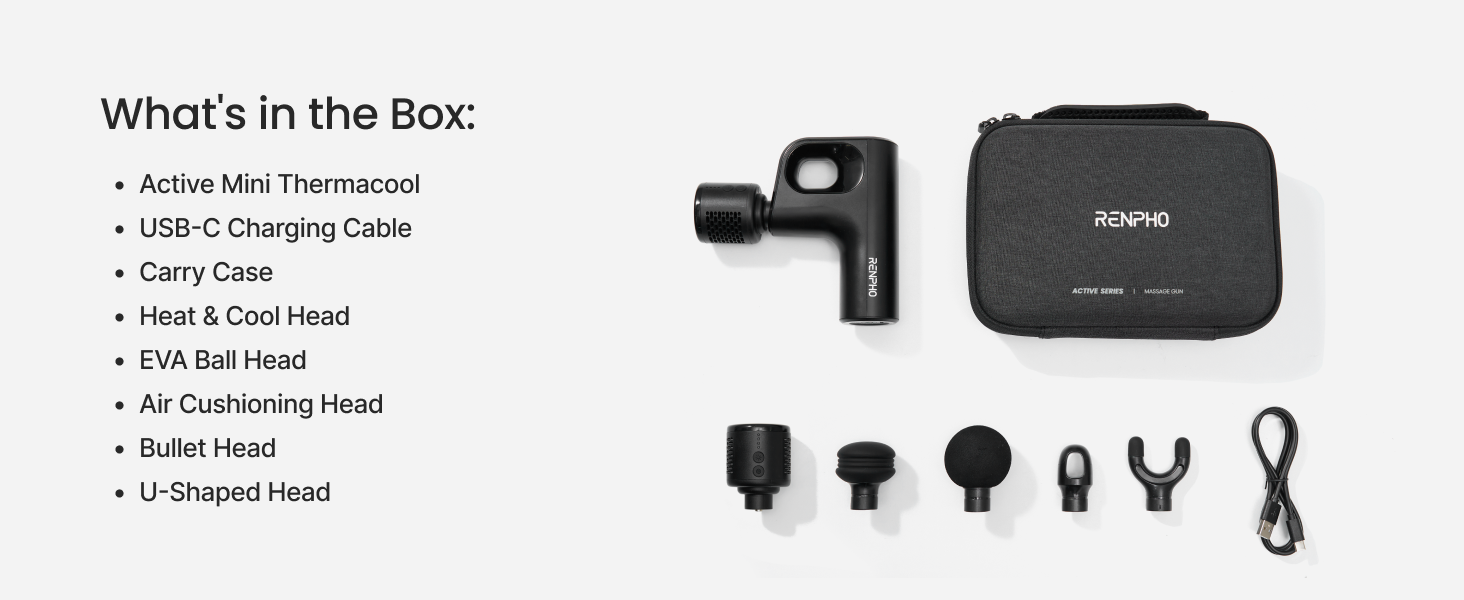 Mini massage Ggun with heat and cold therapy professional deep tissue handheld massager