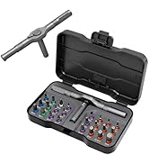 24 in 1 Magnetic Ratchet Screwdriver Set, S2 Steel Bits, DIY Combination Flexible Shaft, Suitable...