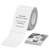 NIIMBOT Photo Labels for B21 Pro/B1 Pro/B2 Pro Label Maker, 2.13'' x 3.15''(54 x 80mm), Thermal P...