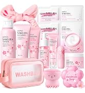 Sakura Skin Care Set for Kids &amp; Teen, Birthday Christmas Gifts,15 PCS | Skincare for Girls 10-12,...