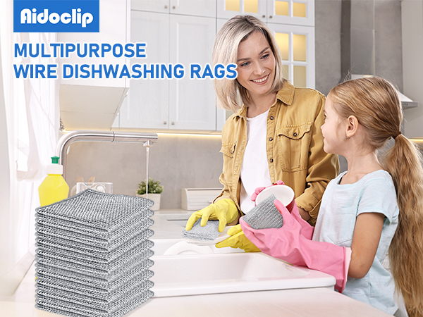 multipurpose wire miracle cleaning cloths