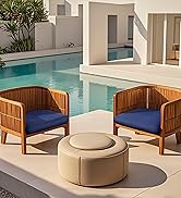 CODI Patio Chair Cushion 2Pk Linen
