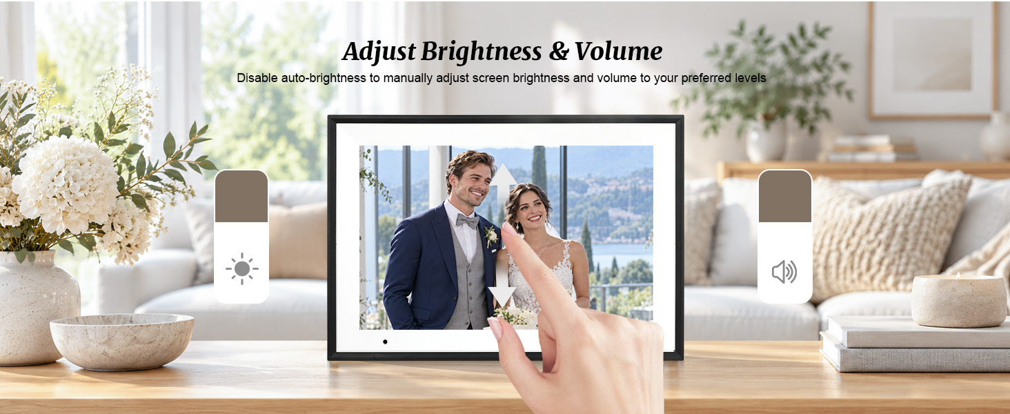 Adjust Brightness &amp;amp; Volume