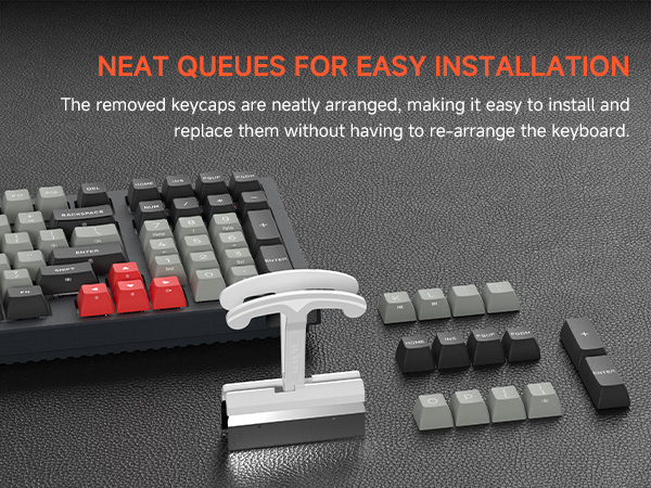 P11 4-Key Keycap Puller - Custom Gaming Mechanical Keyboard Cleaning and Removal Tool