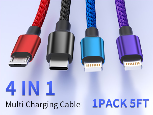4 in 1 Multi Charging Cable