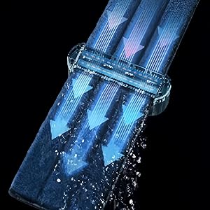 A mop with powerful water filtering function.