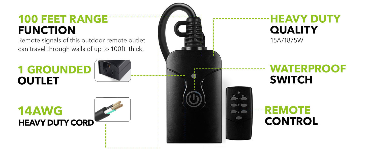 outdoor remote outlet